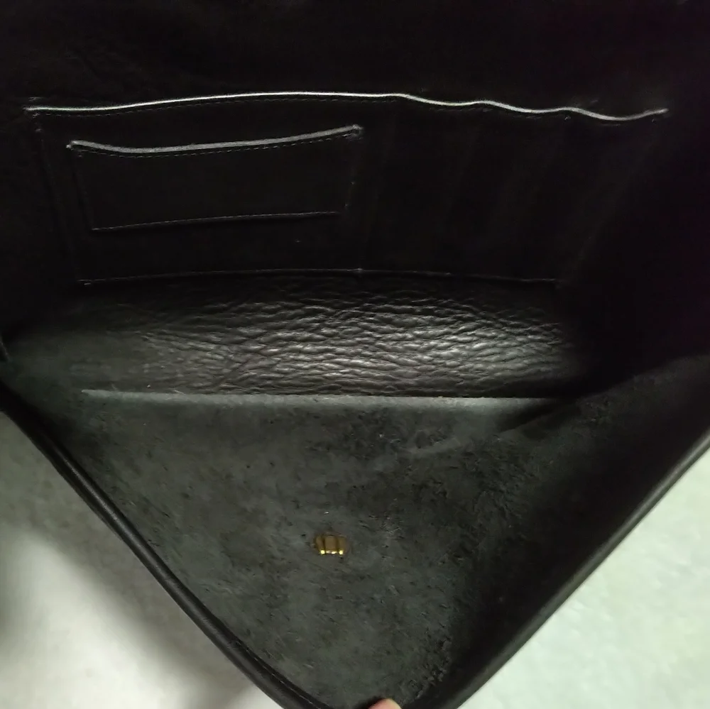 COACH Vintage Leather Briefcase/ Messenger Laptop Bag With Strap